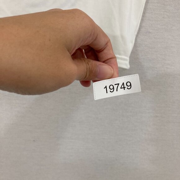 New ROMWE Women's Black White Graphic Short Sleeve Crop Top Medium - Picture 8 of 8